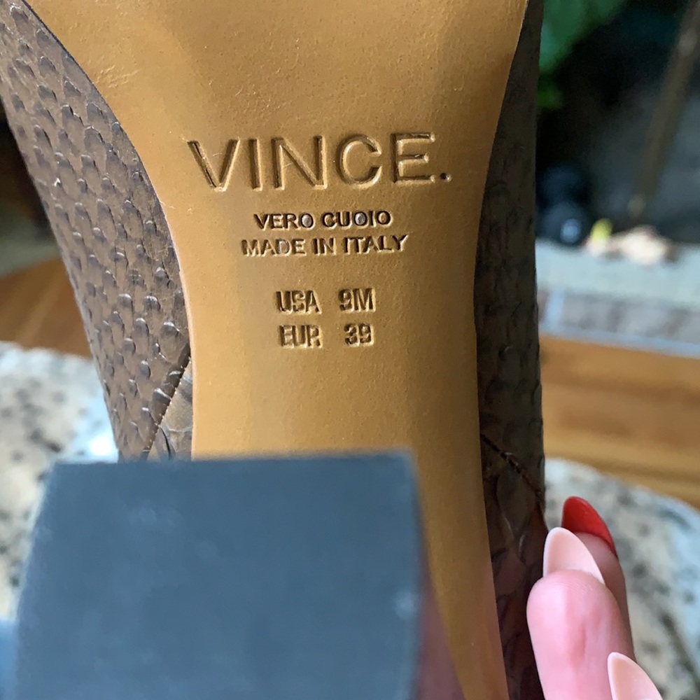 VINCE Snake-Suede Boots - Picture 2 of 12